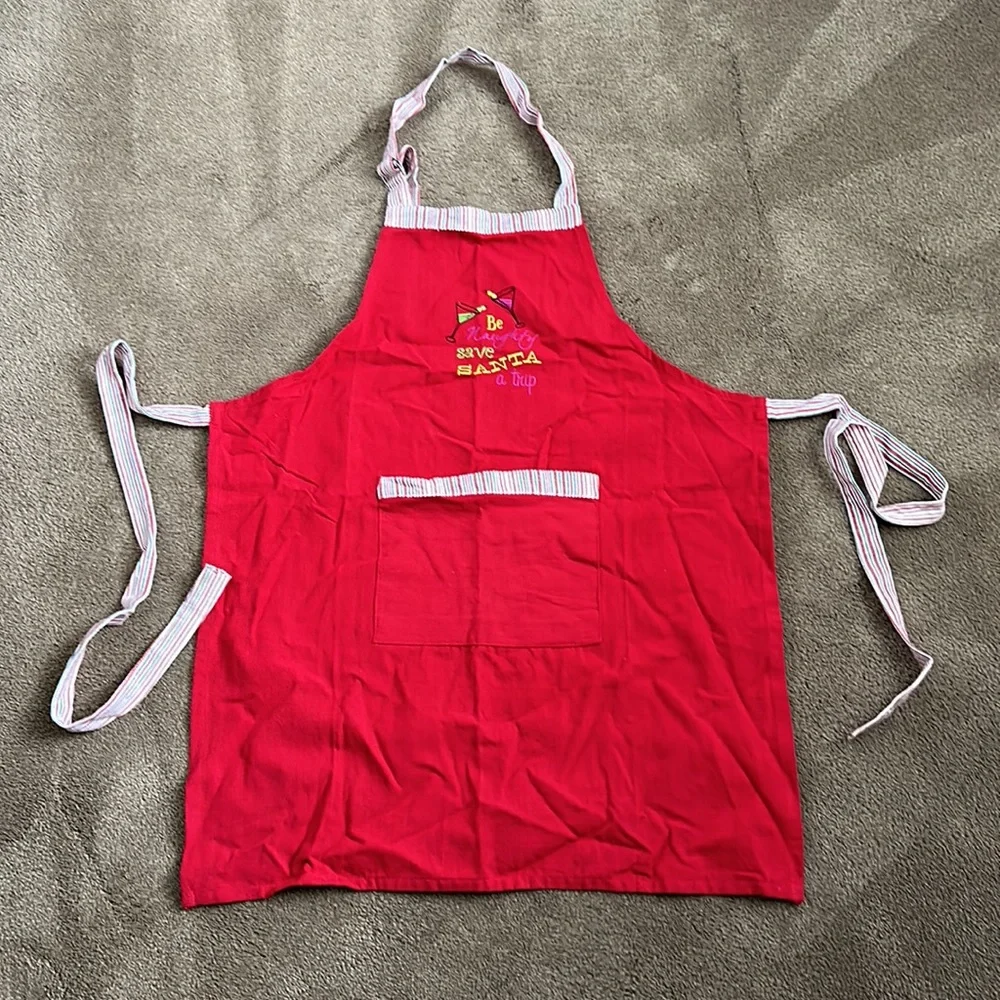 Christmas apron - Be Naughty!!
